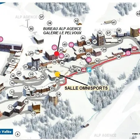 La Taiga - 2 Pieces 5/6 Pers - La Taiga - 024ta-plagne Centre Mae-5444 * La Plagne